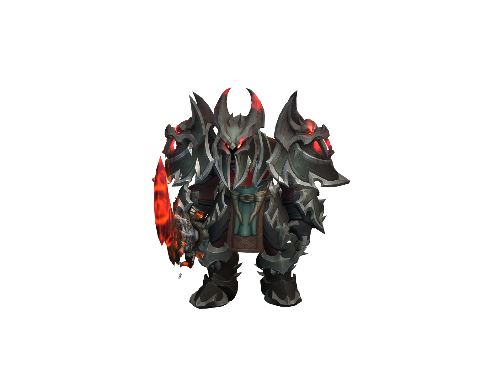 Skòll 3D character render