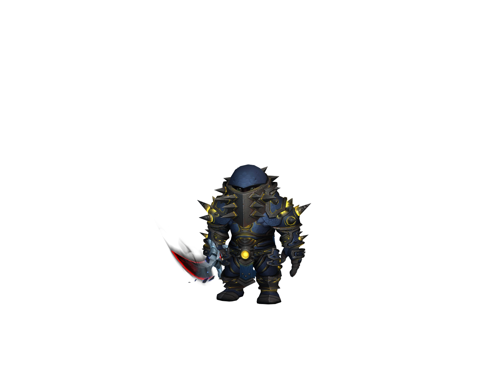 Pendulumx 3D character render