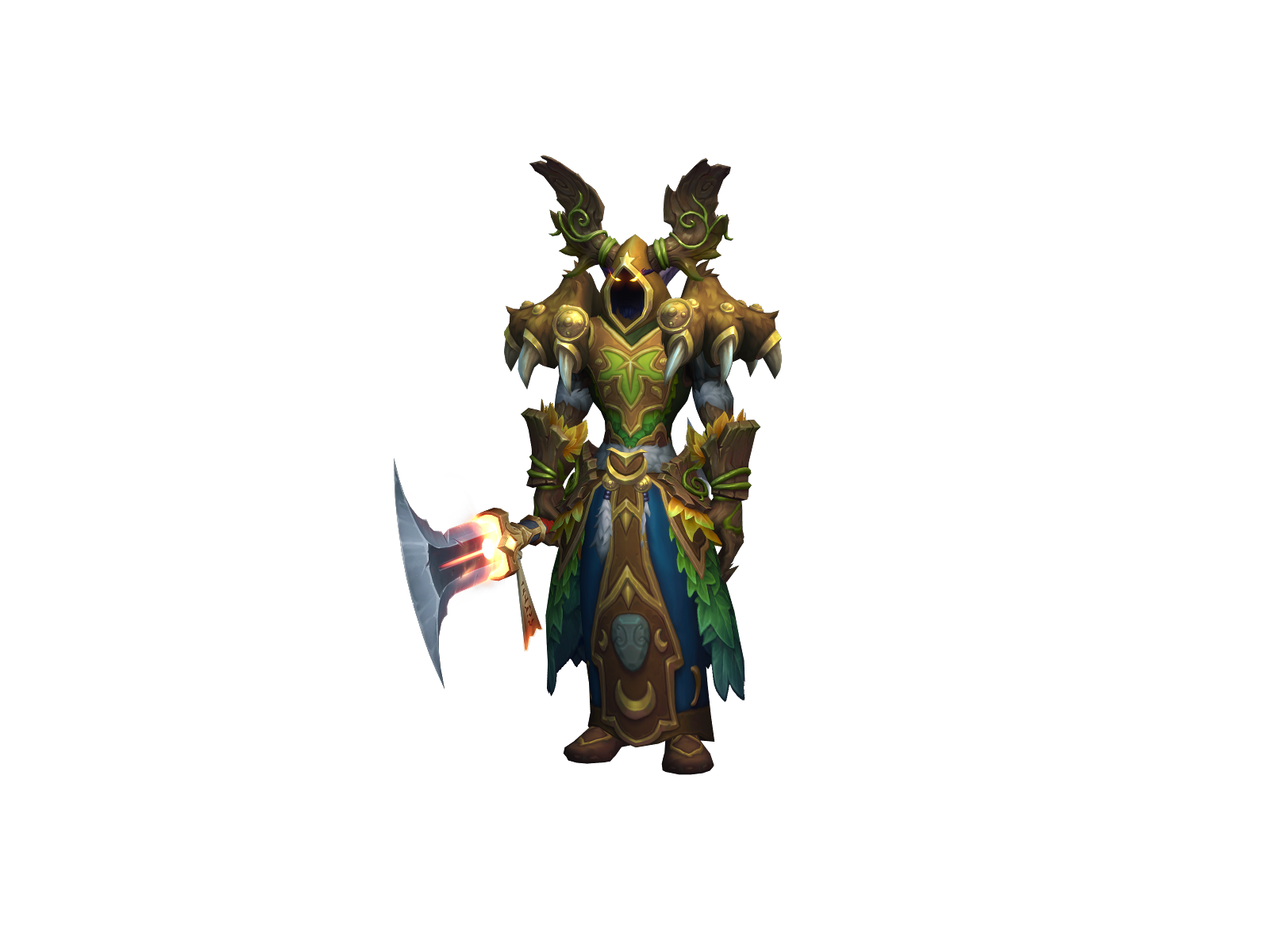 Druido 3D character render