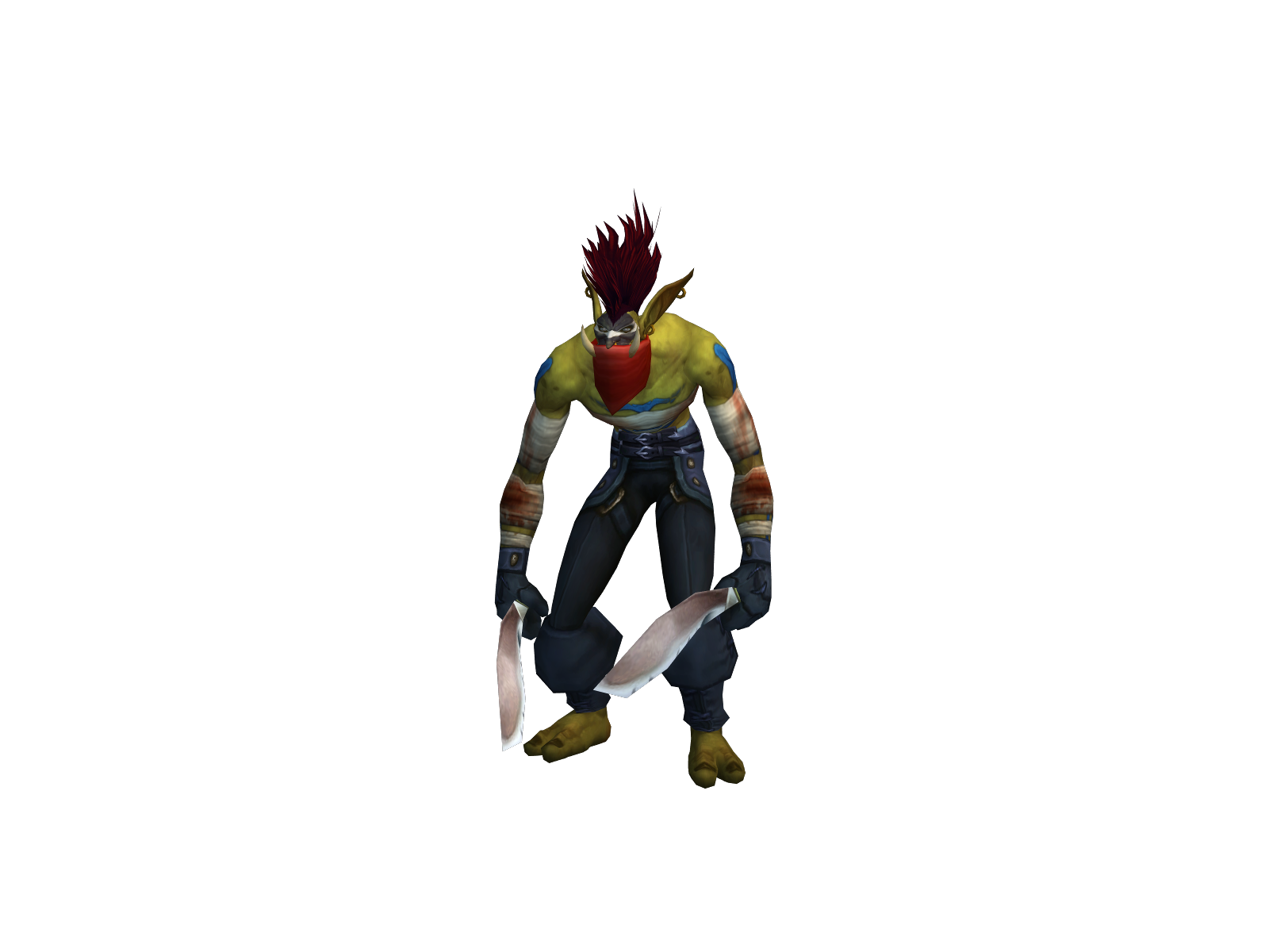 Slide 3D character render
