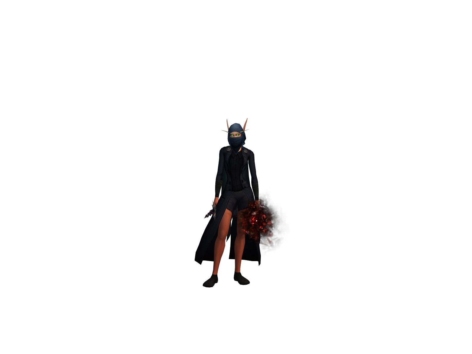 Rogueho 3D character render