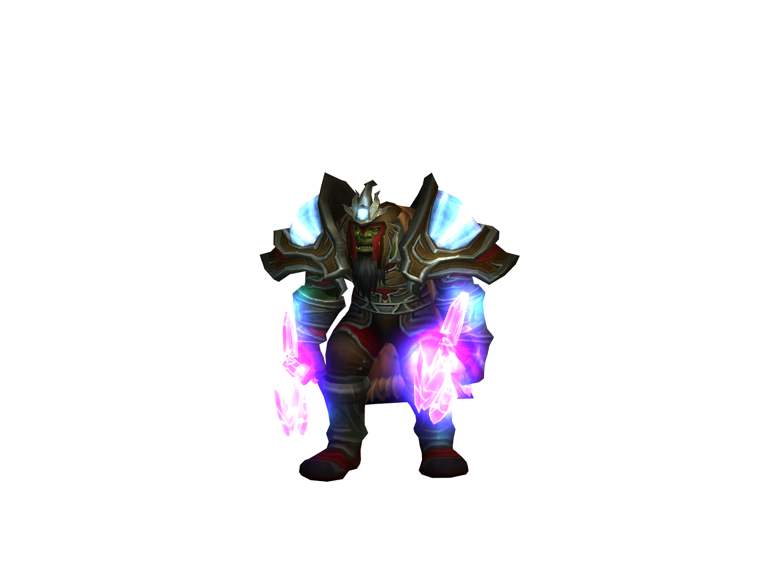 Gronk 3D character render
