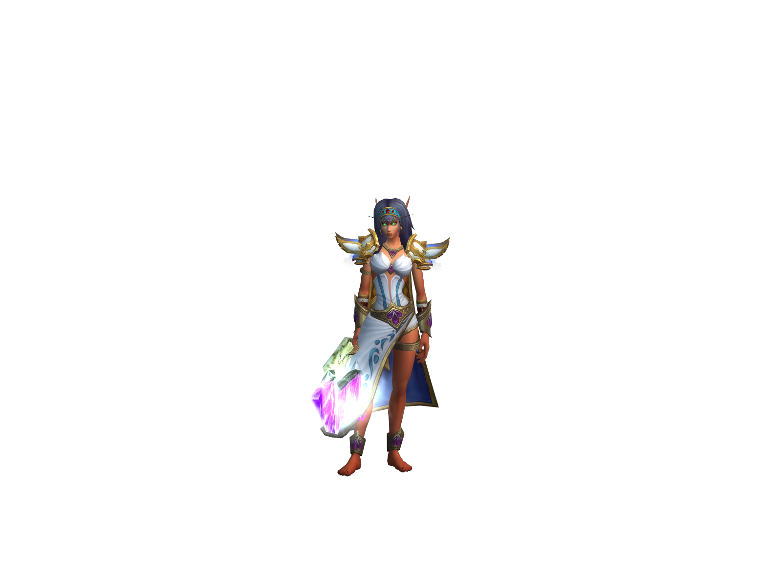 Shiroz 3D character render
