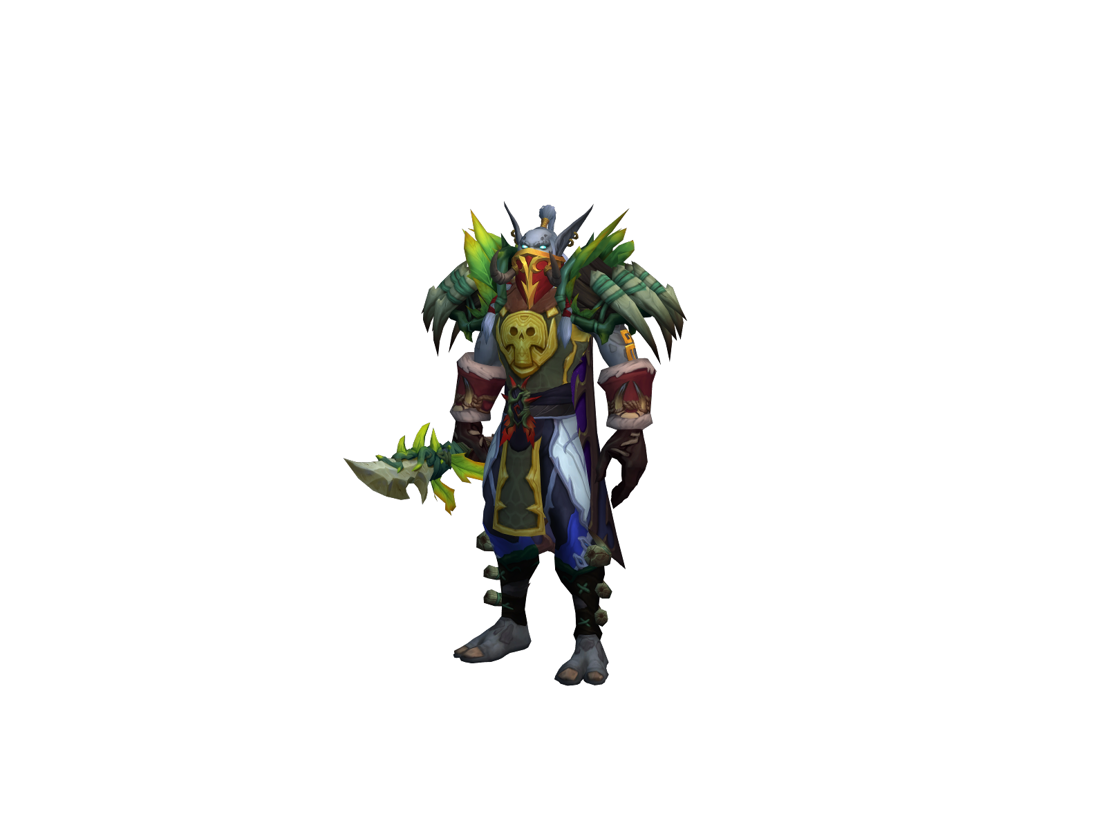 Zandalar 3D character render