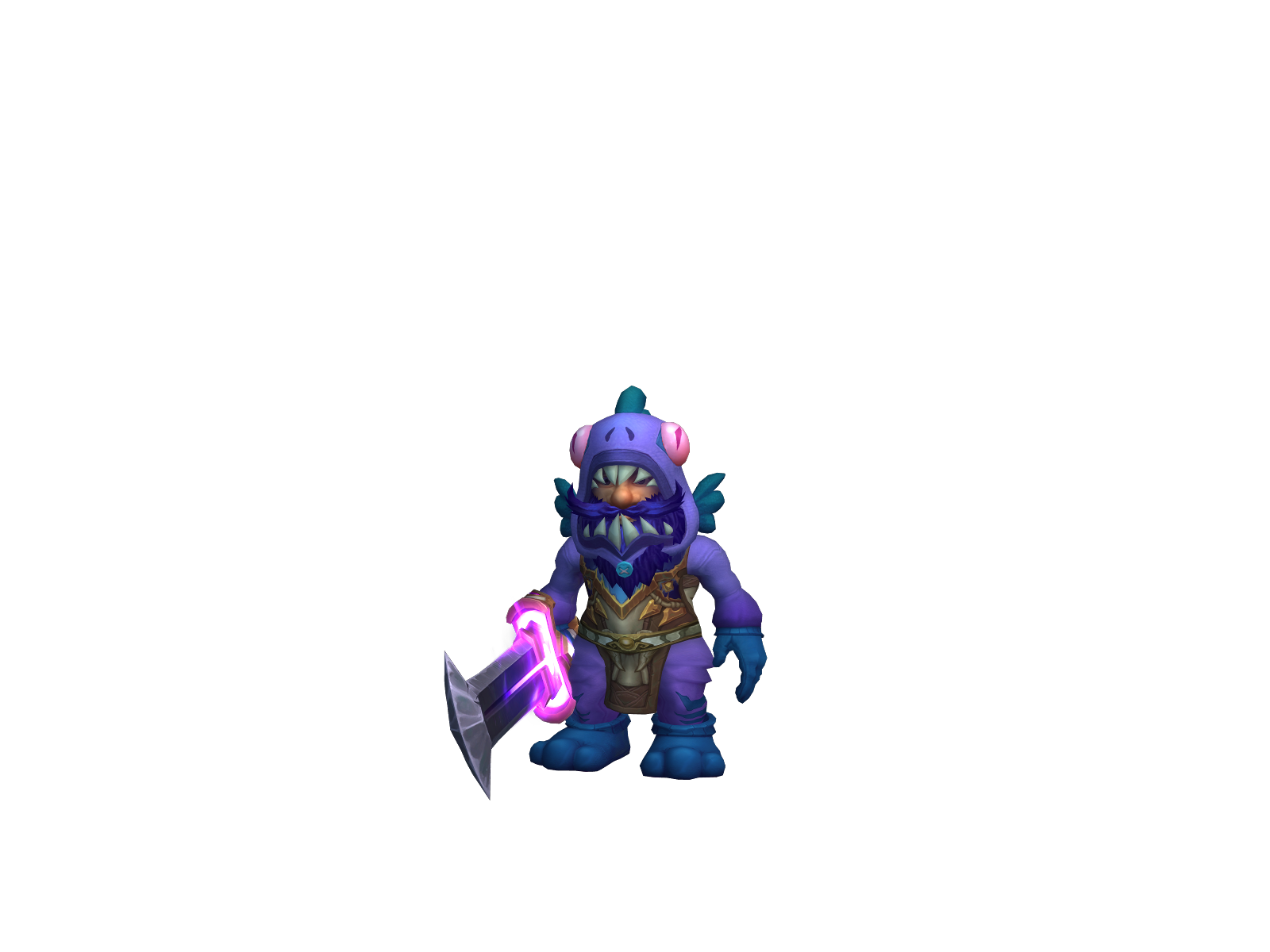 Labubu 3D character render