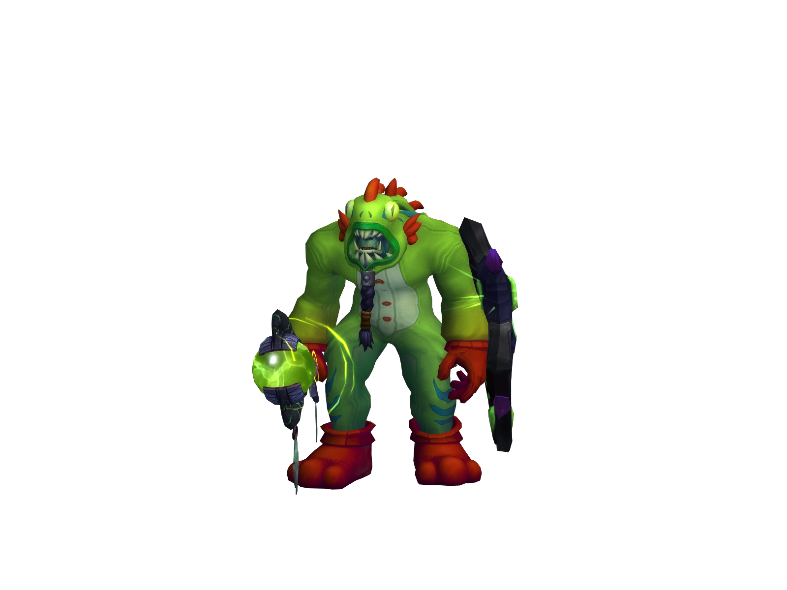 Fatigued 3D character render
