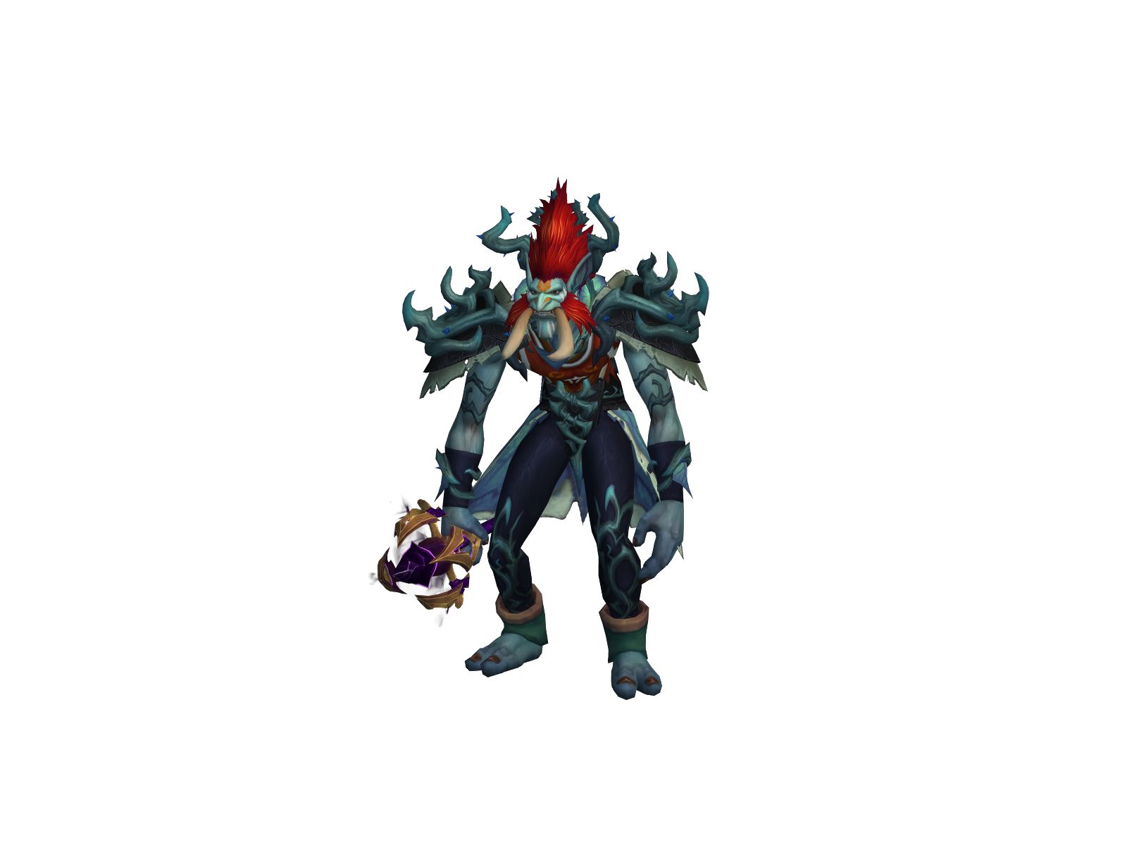 Iammammon 3D character render