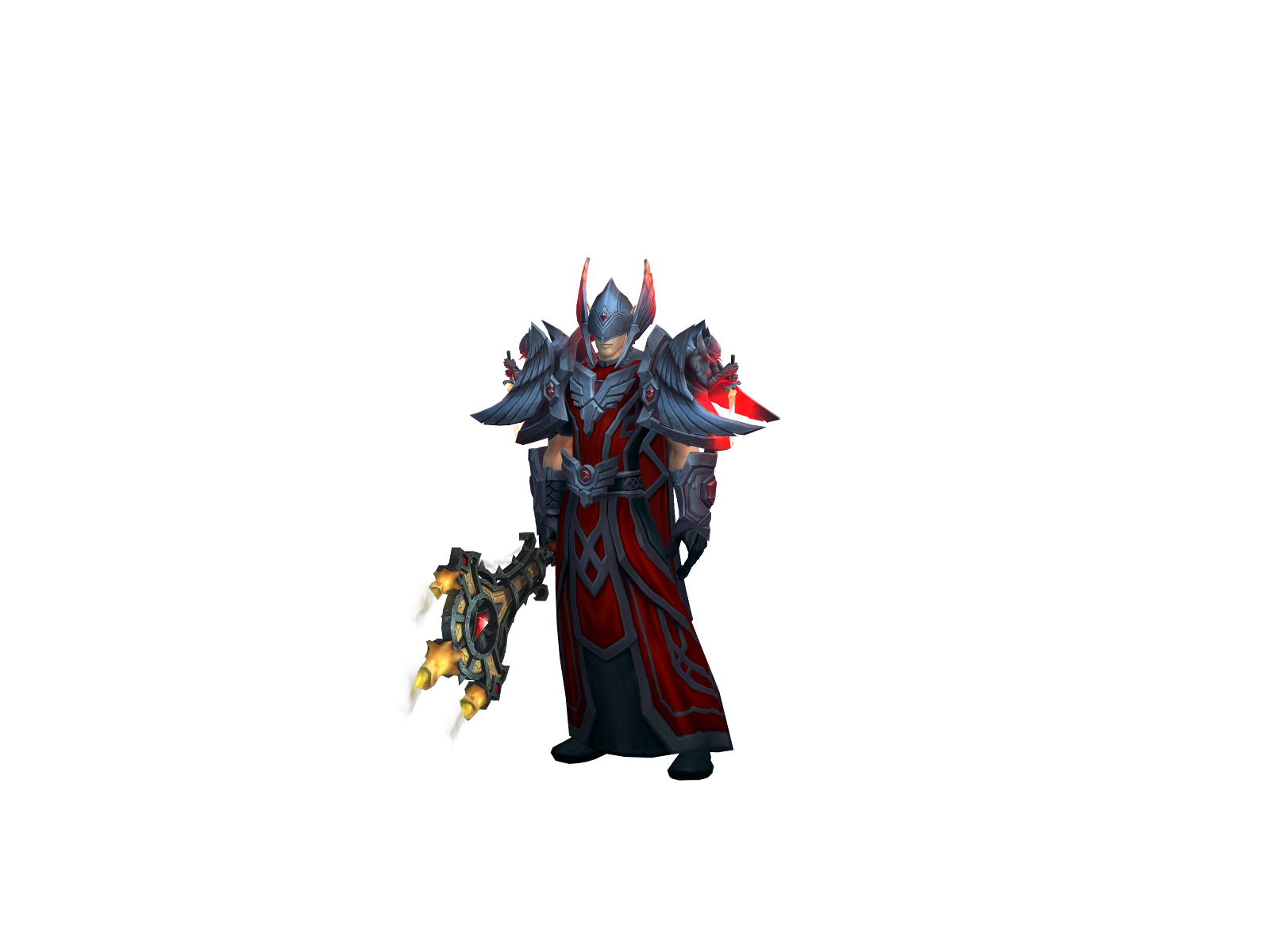 Shatten 3D character render