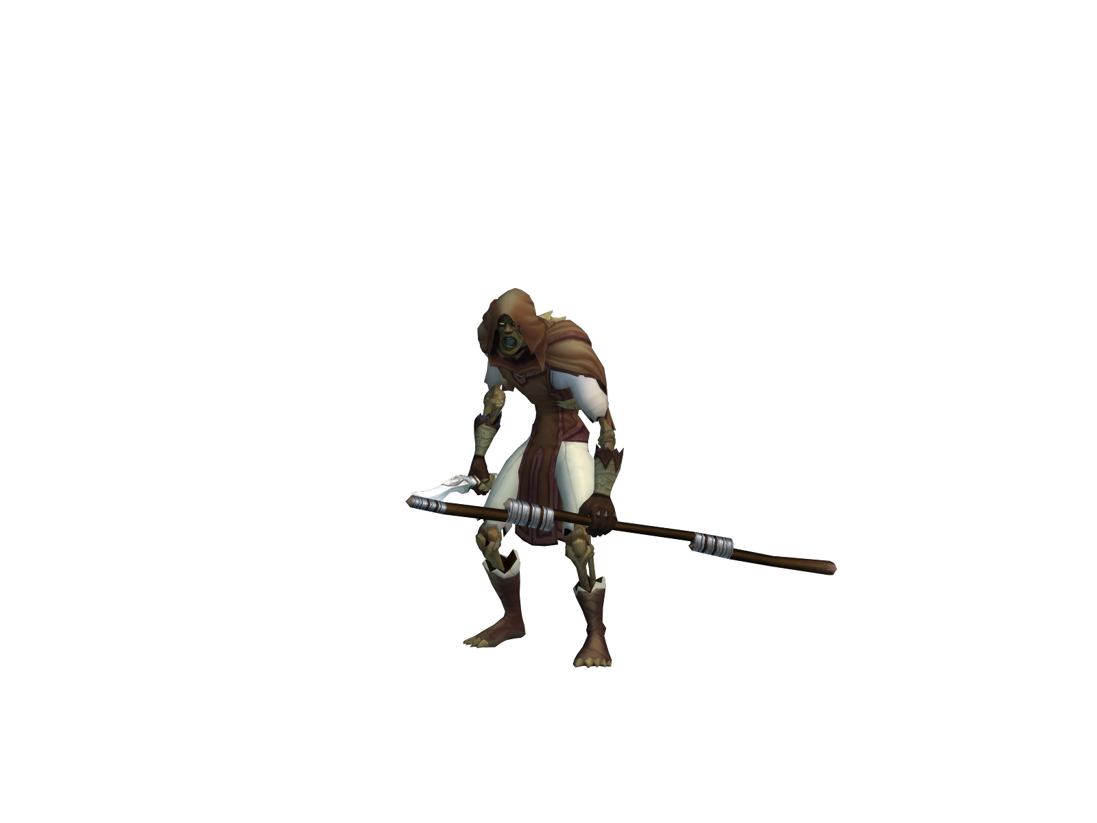 Bubblebones 3D character render