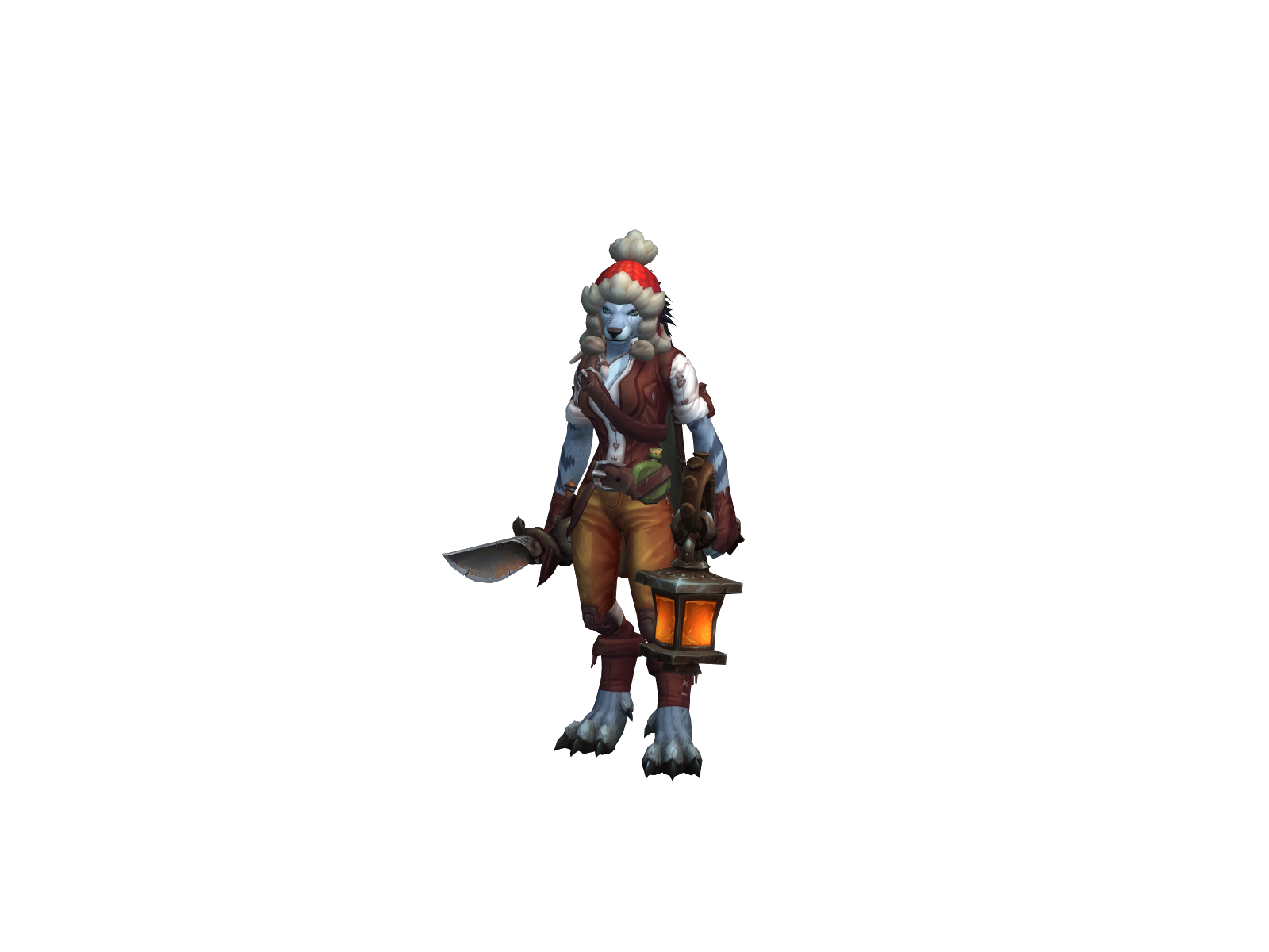 Laume 3D character render