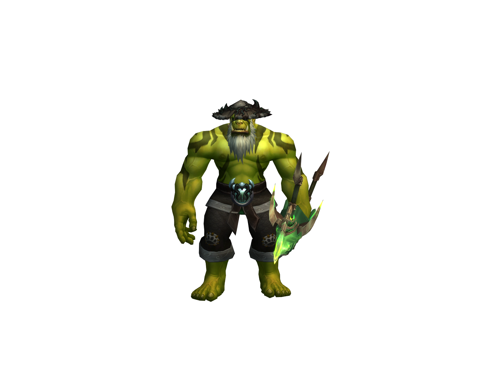 Bigblackfro 3D character render