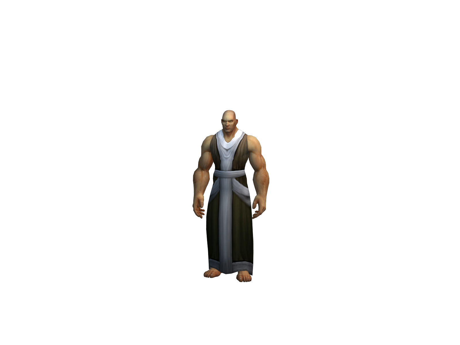 Light 3D character render