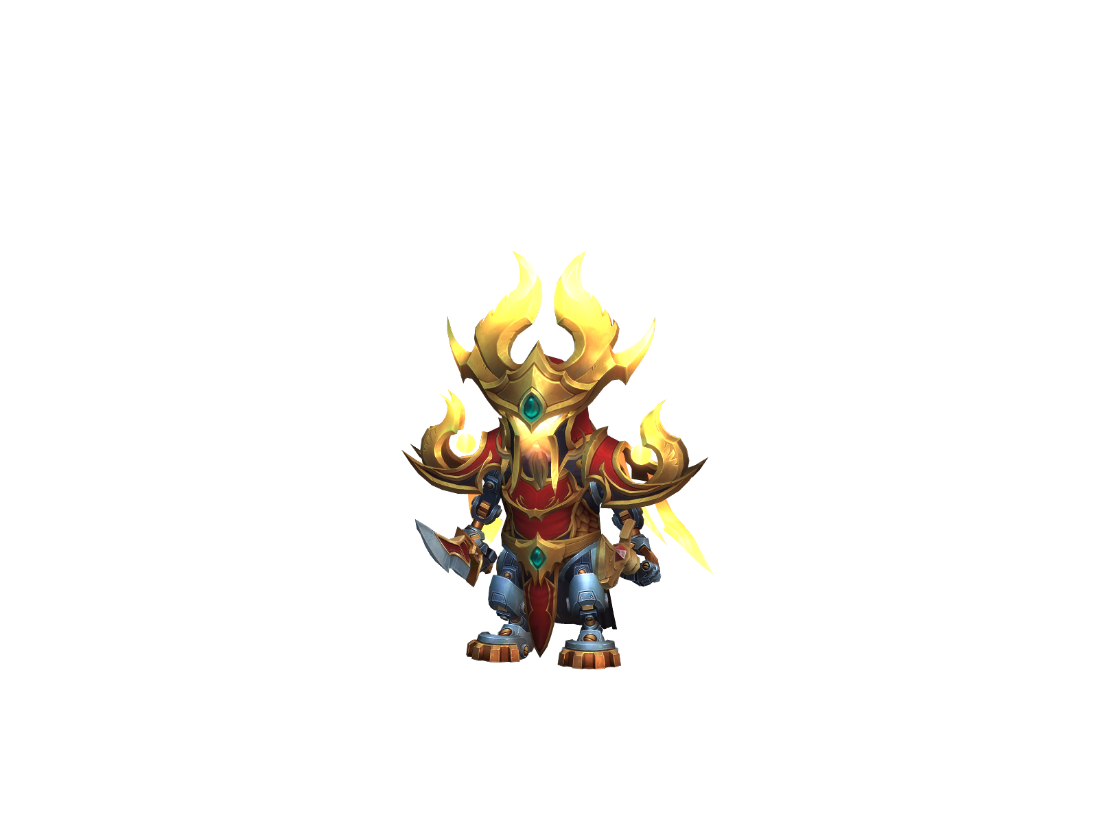 Chorale 3D character render