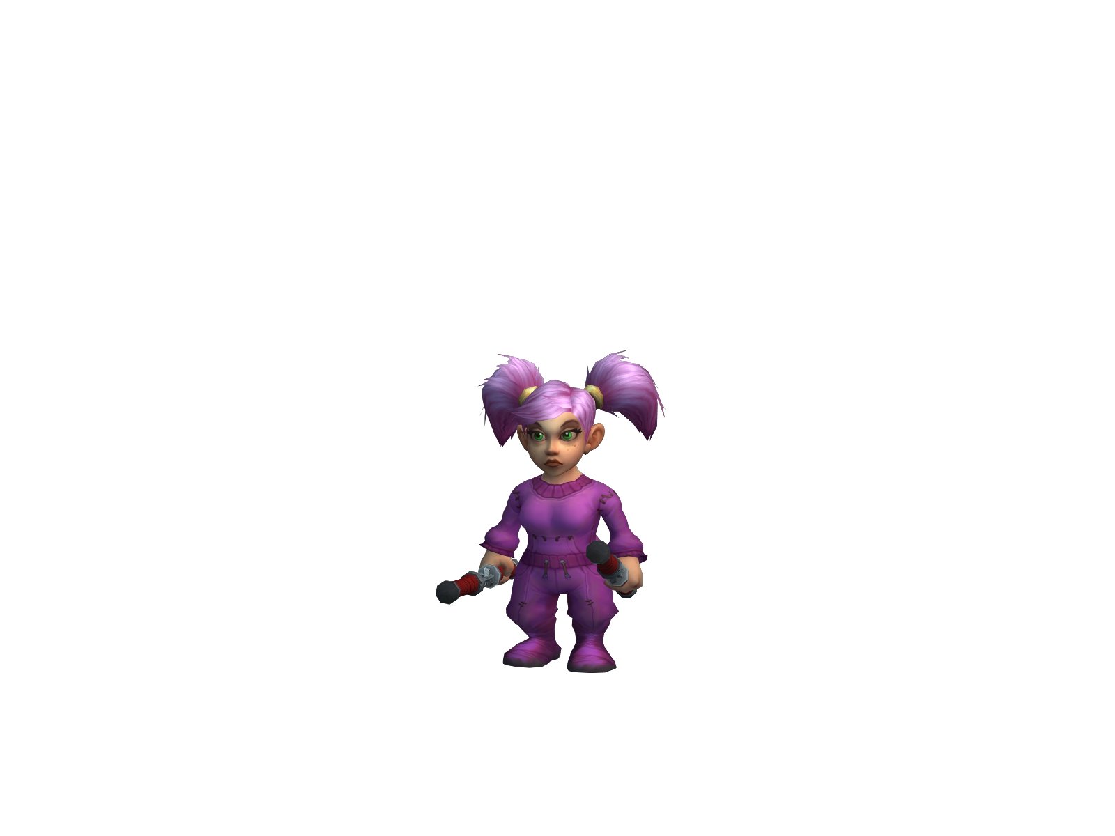 Lilyb 3D character render