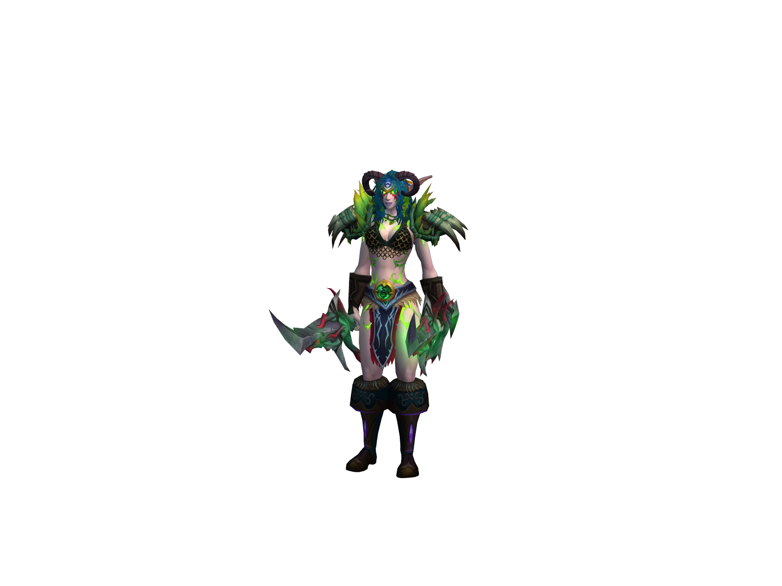 Saileach 3D character render