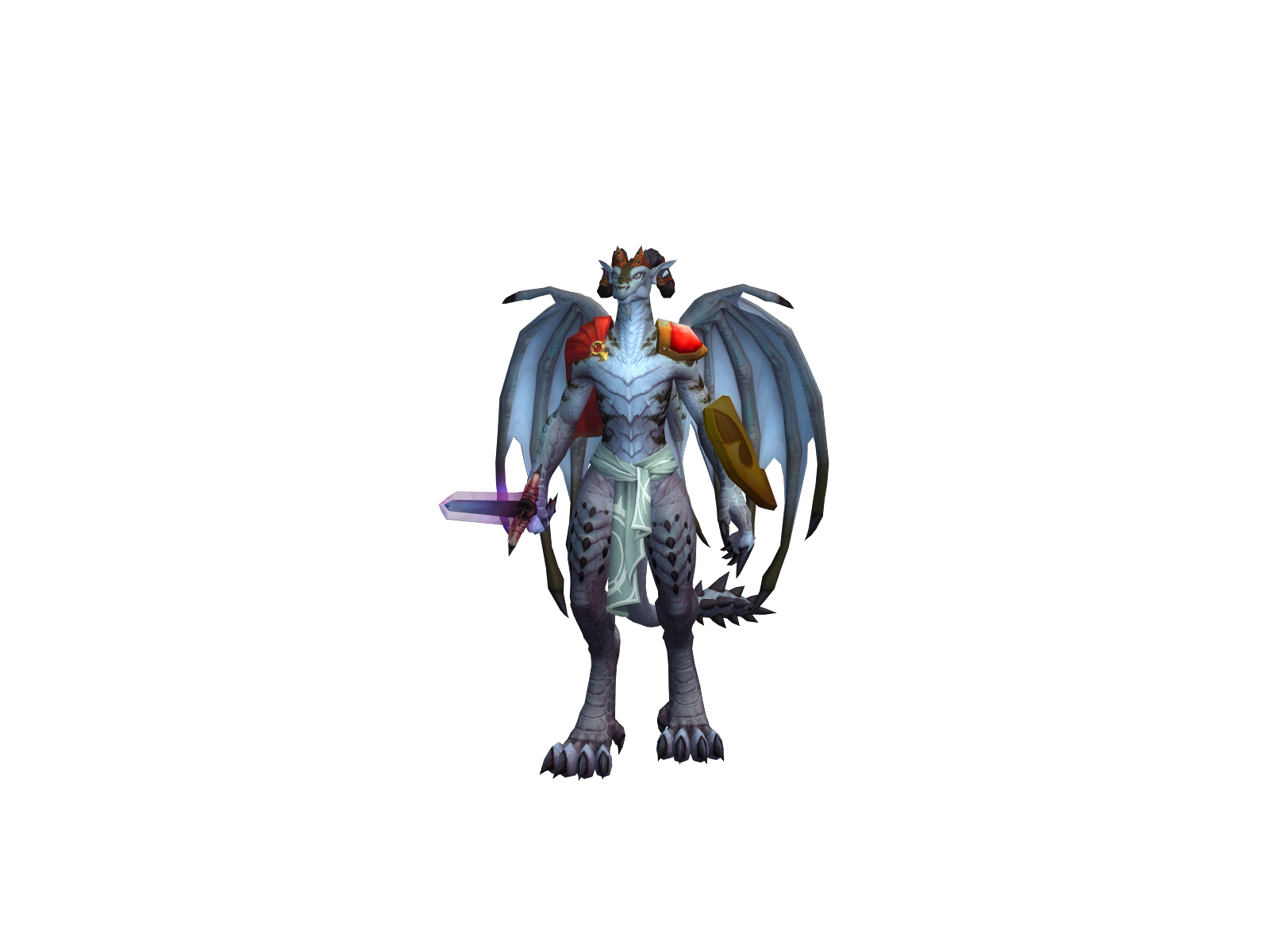 Dragwick 3D character render