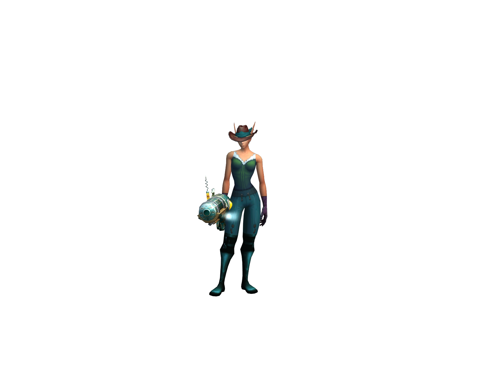 Selilasong 3D character render