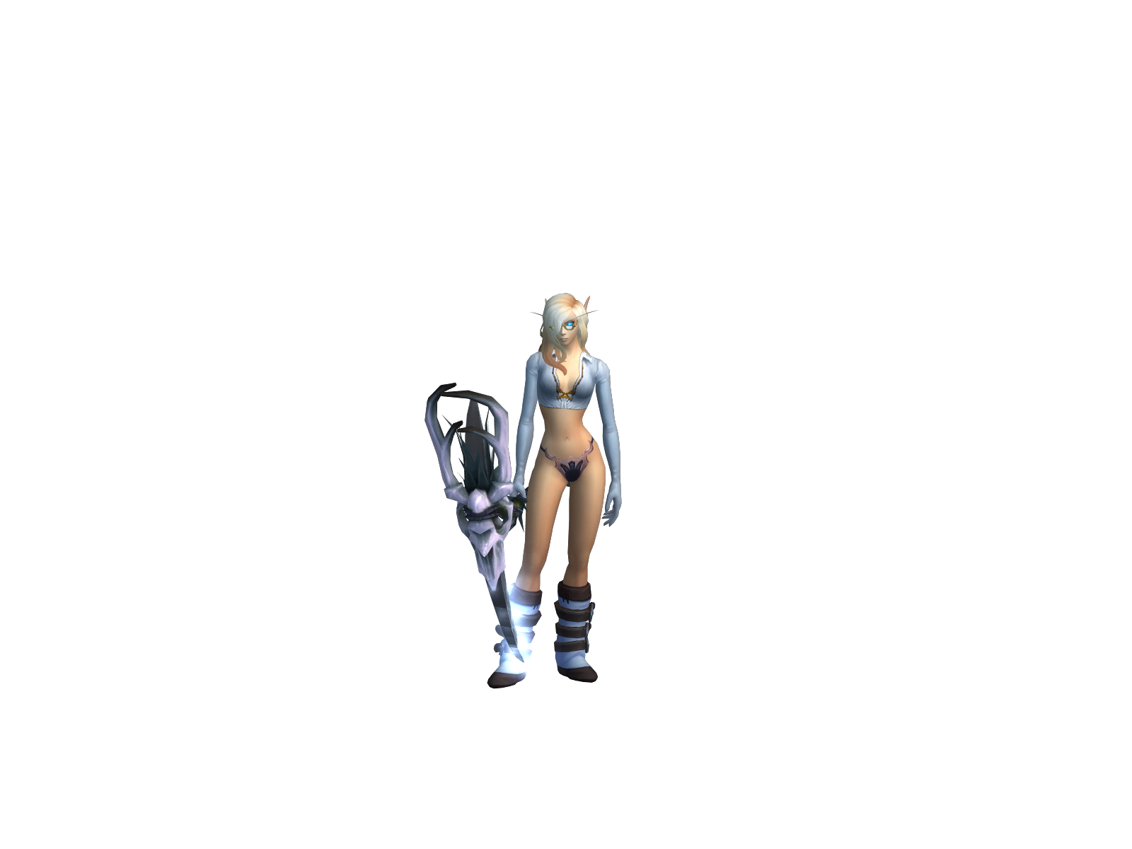 Lív 3D character render