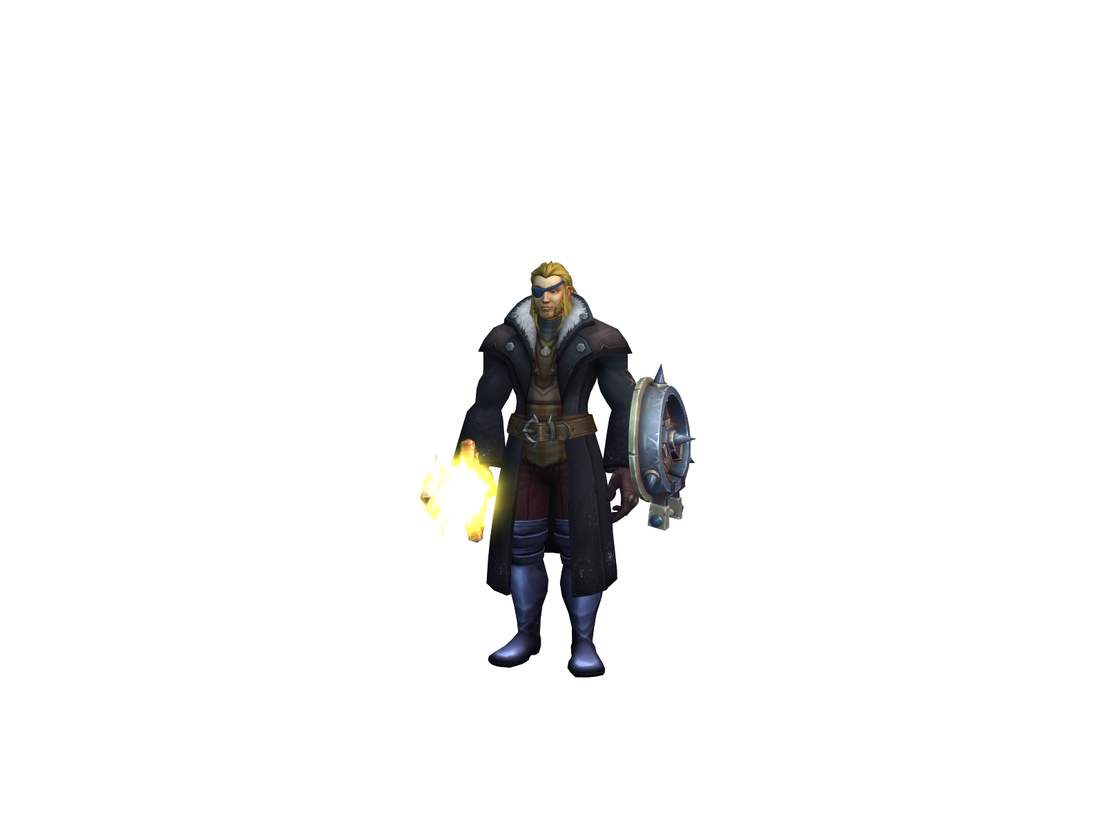 Baus 3D character render