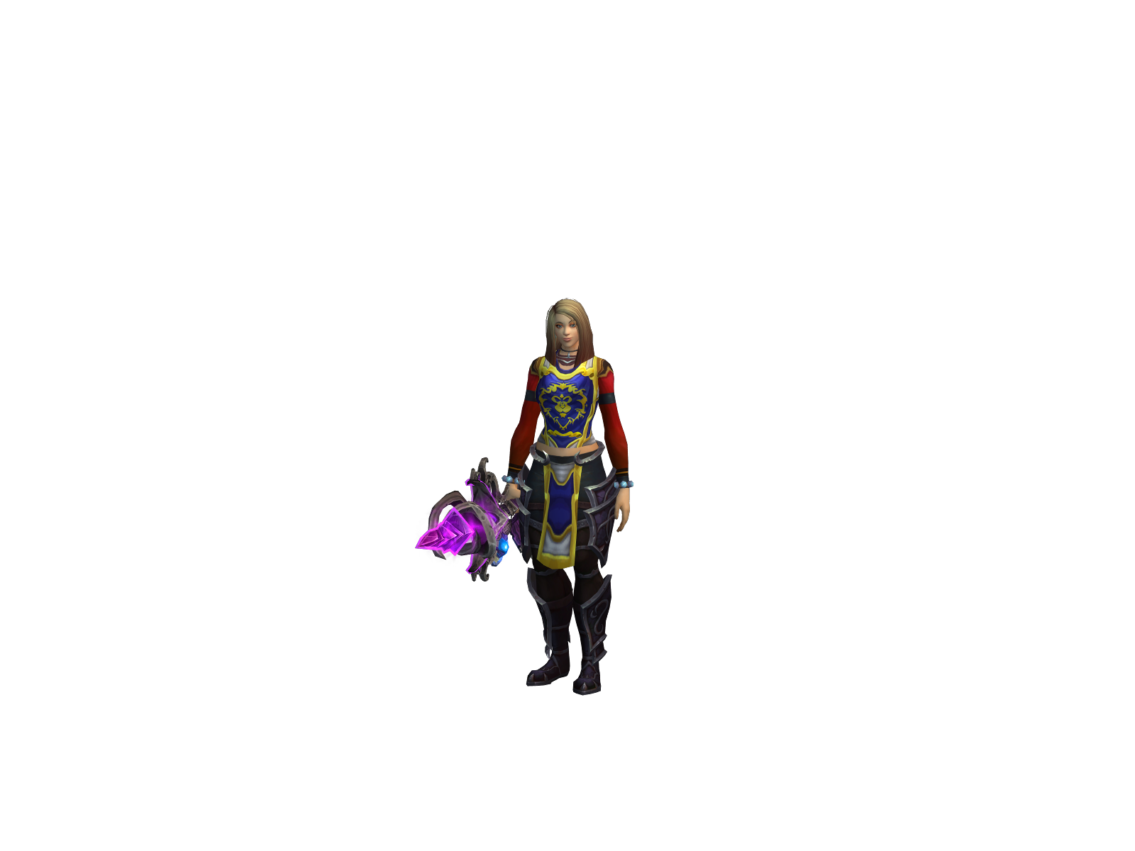 Émily 3D character render