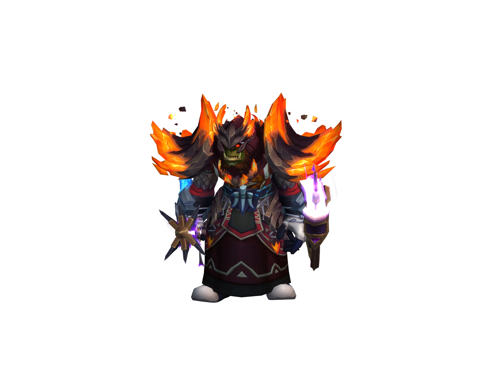 Geser 3D character render