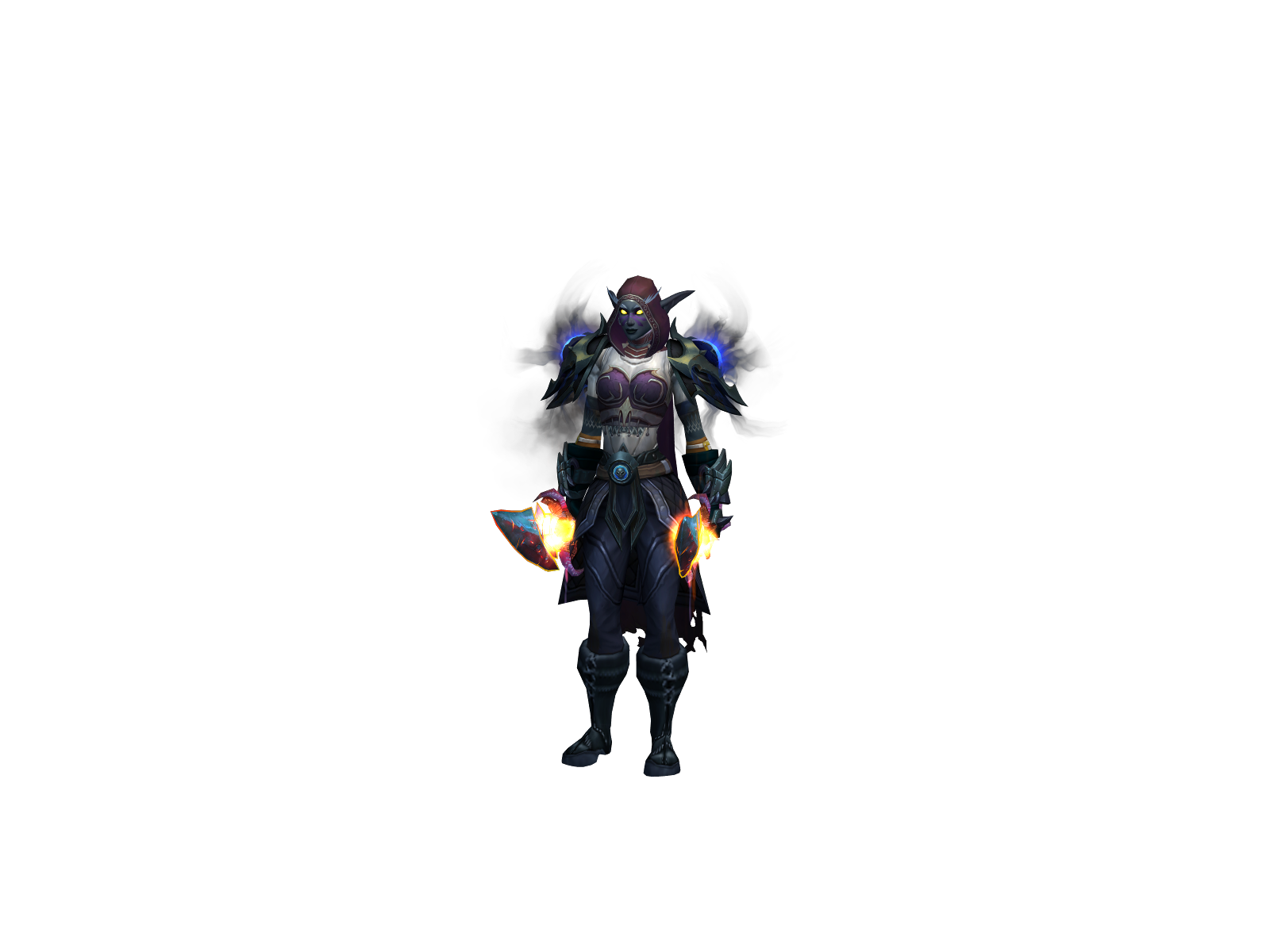 Serrated 3D character render