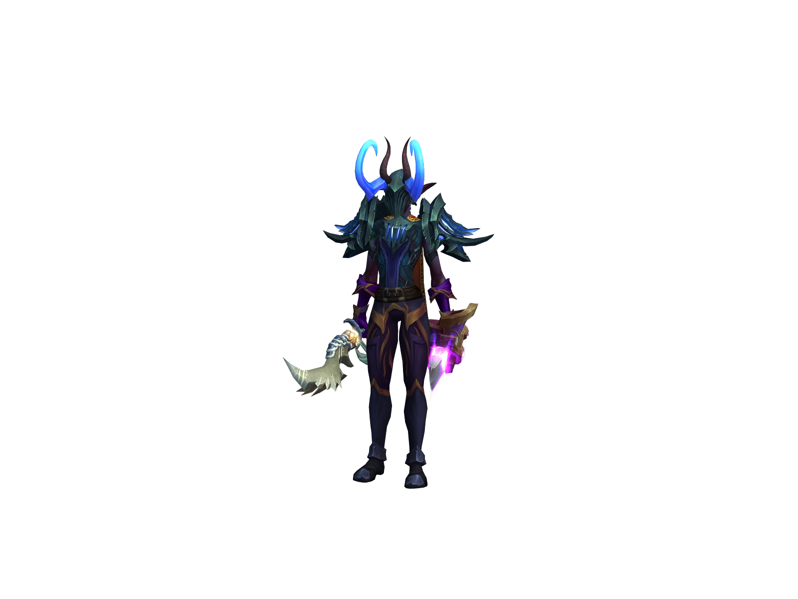 Akshan 3D character render