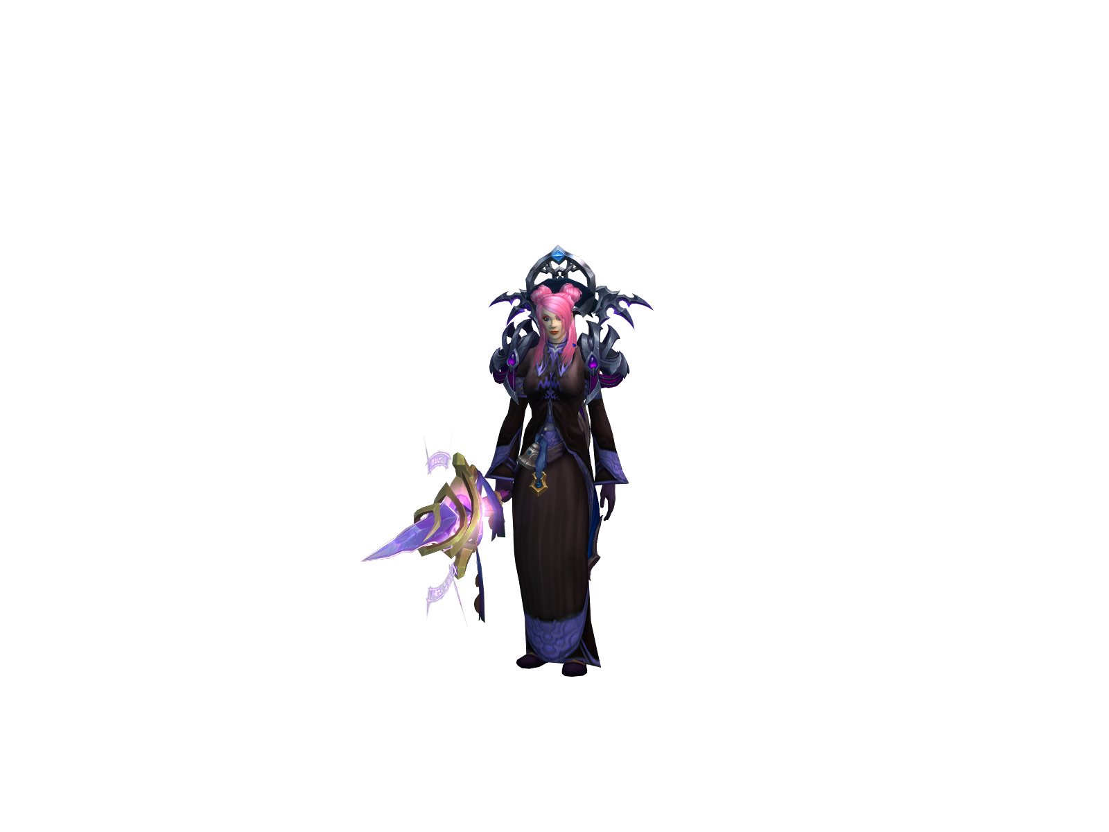 Maethornveil 3D character render