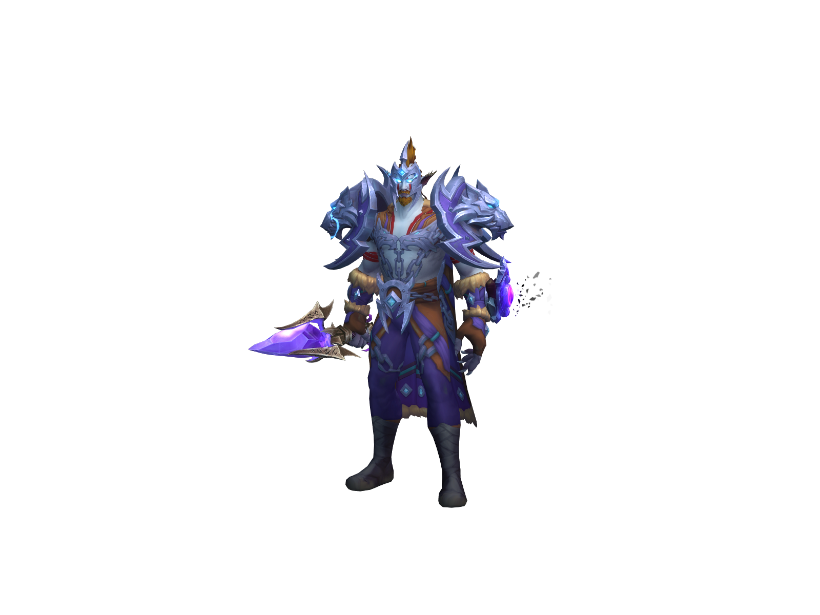 Shamanice 3D character render