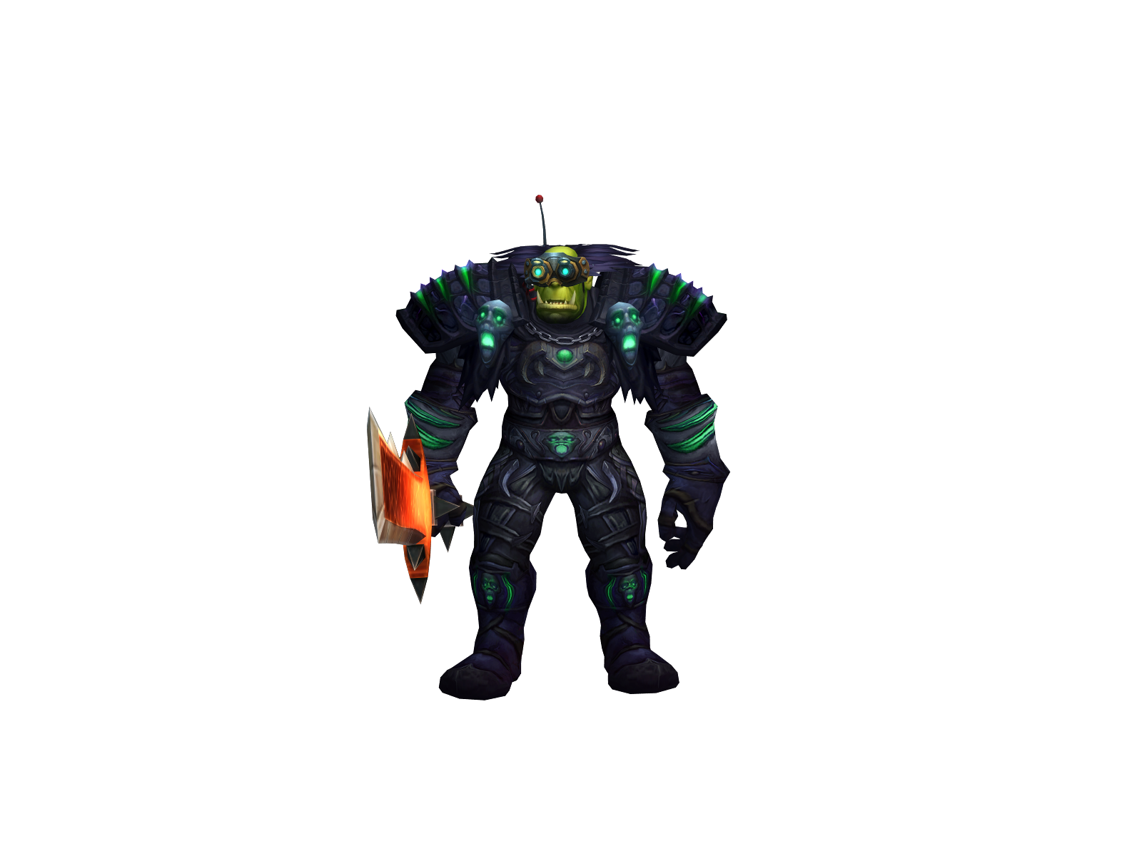 Saucyfists 3D character render