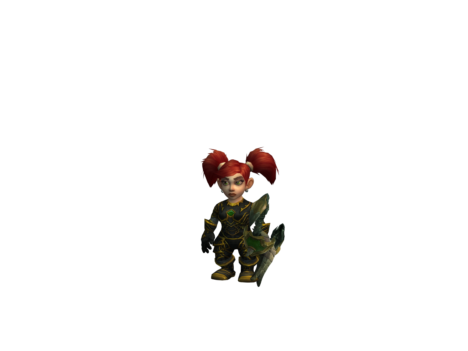 Inky 3D character render
