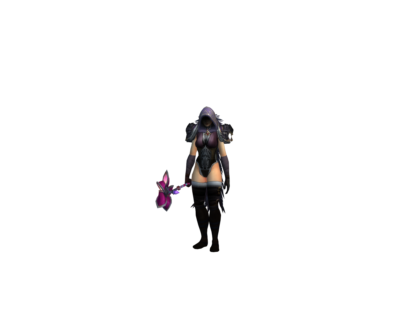 Ua 3D character render