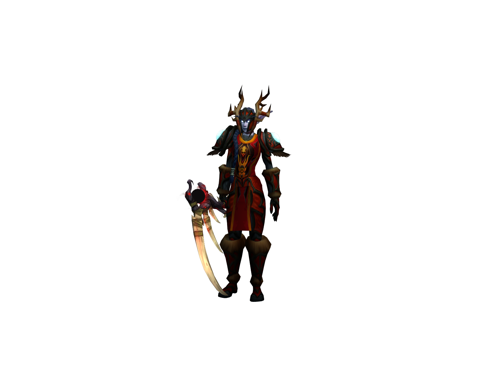 Zelara 3D character render