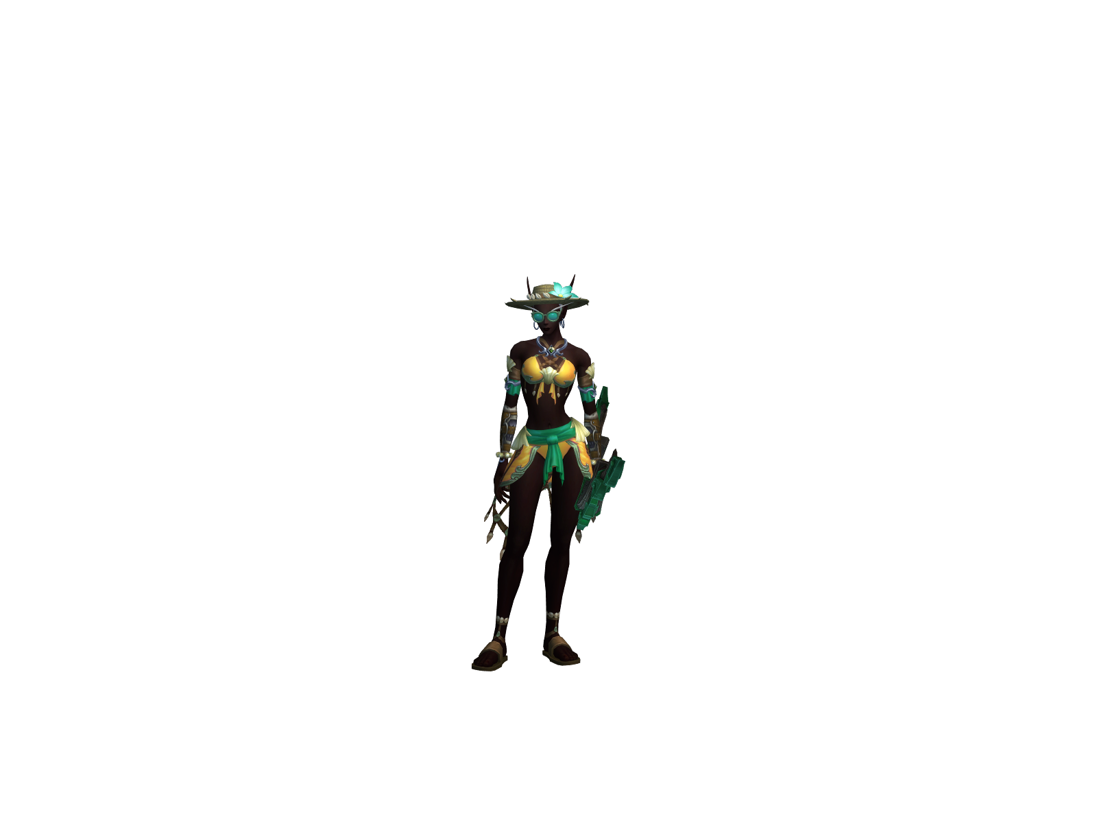 Naedari 3D character render