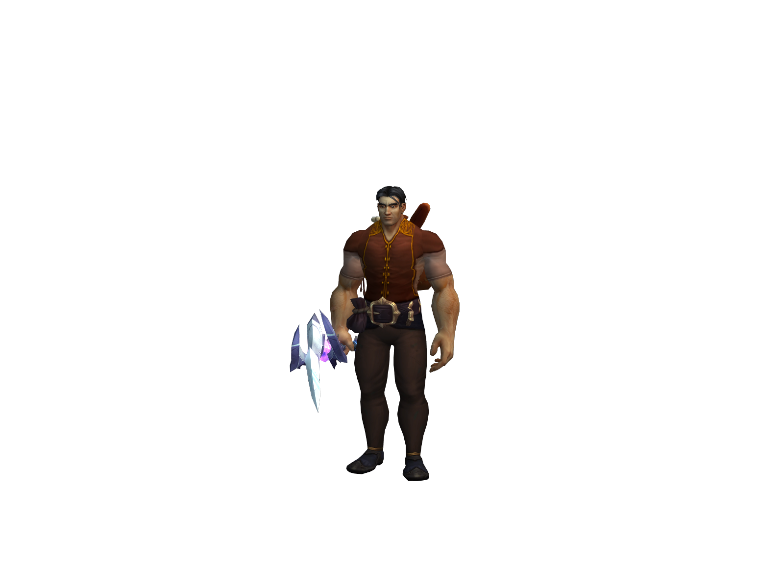 Malafar 3D character render