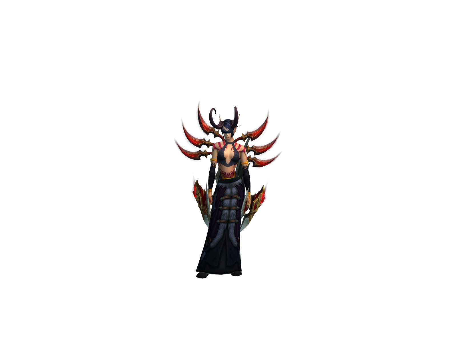 Evolves 3D character render