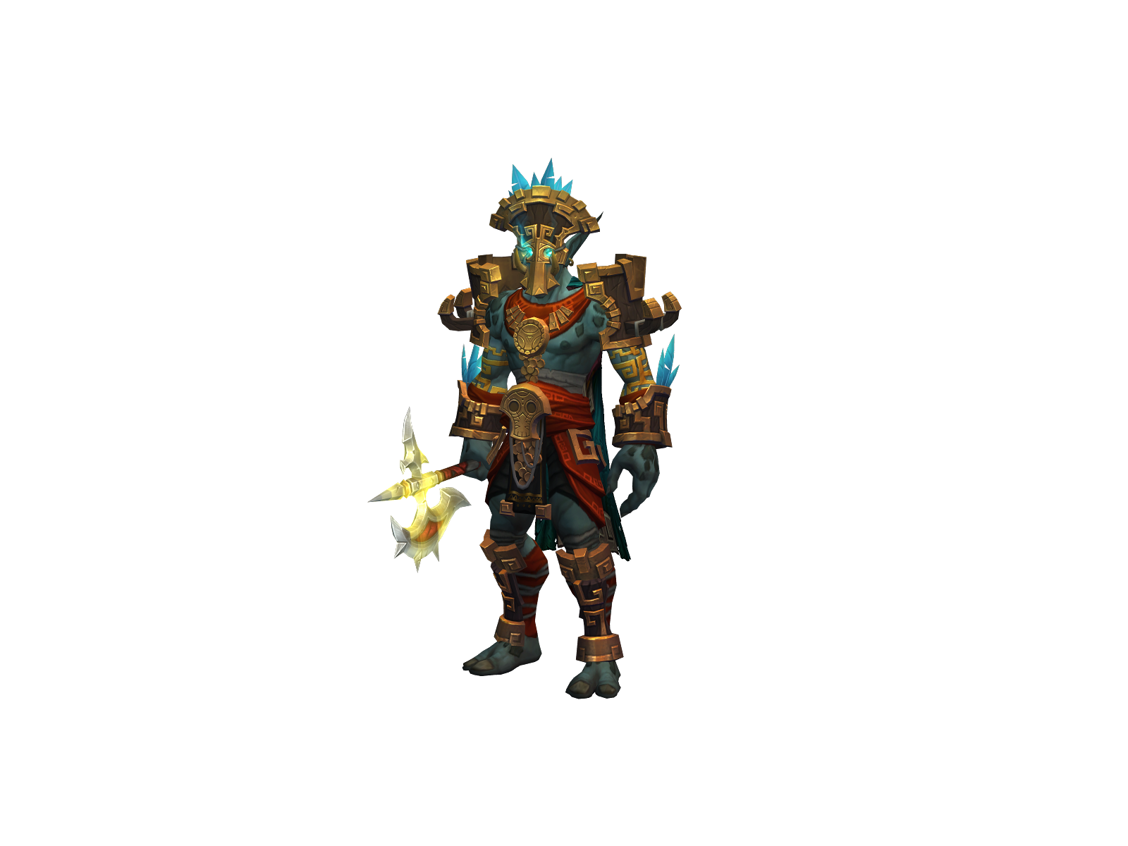 Rinpunter 3D character render