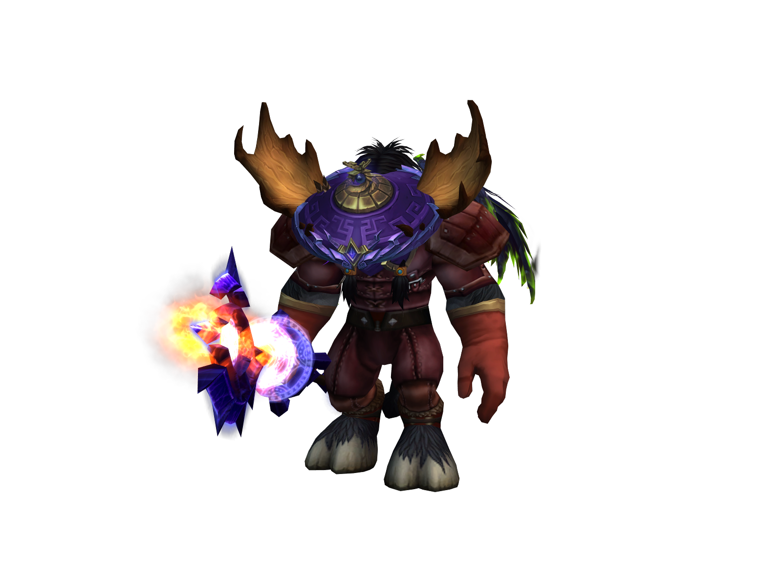 Malnourished 3D character render