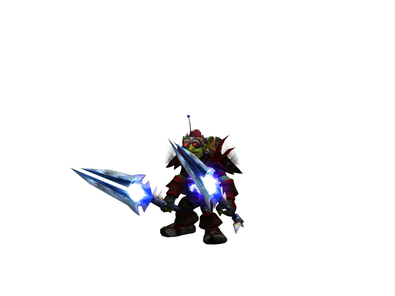 Drakelees 3D character render