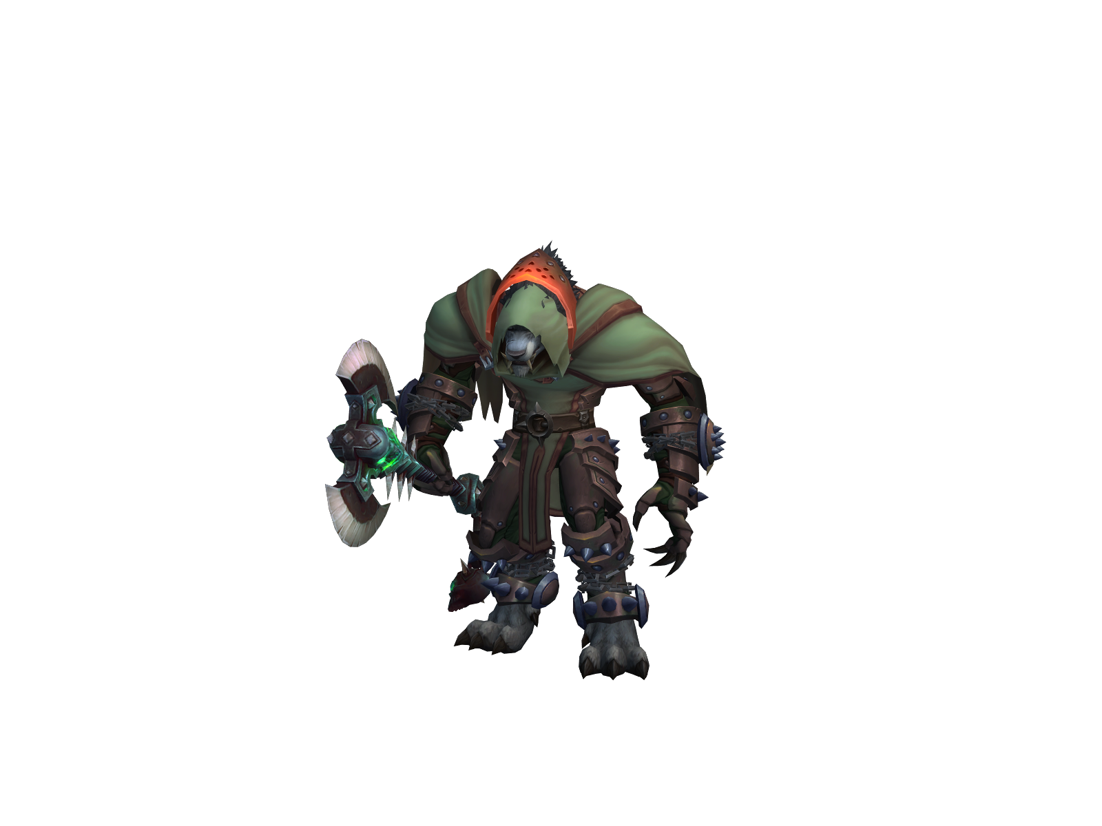 Alpharus 3D character render