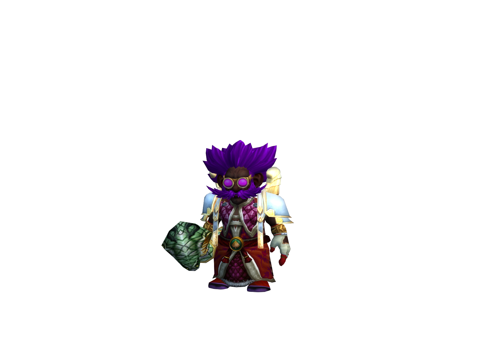 Touches 3D character render