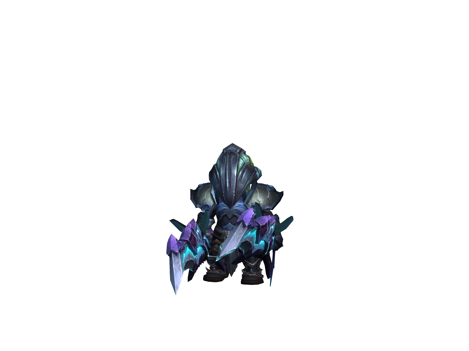Hughjass 3D character render