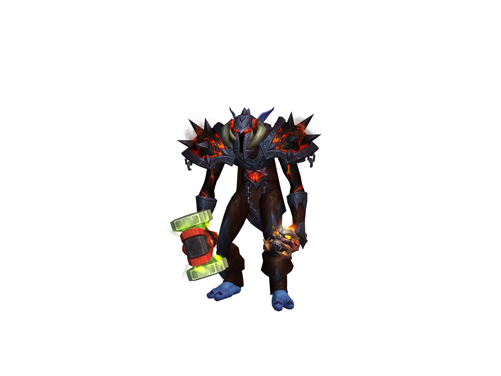 Steelfan 3D character render