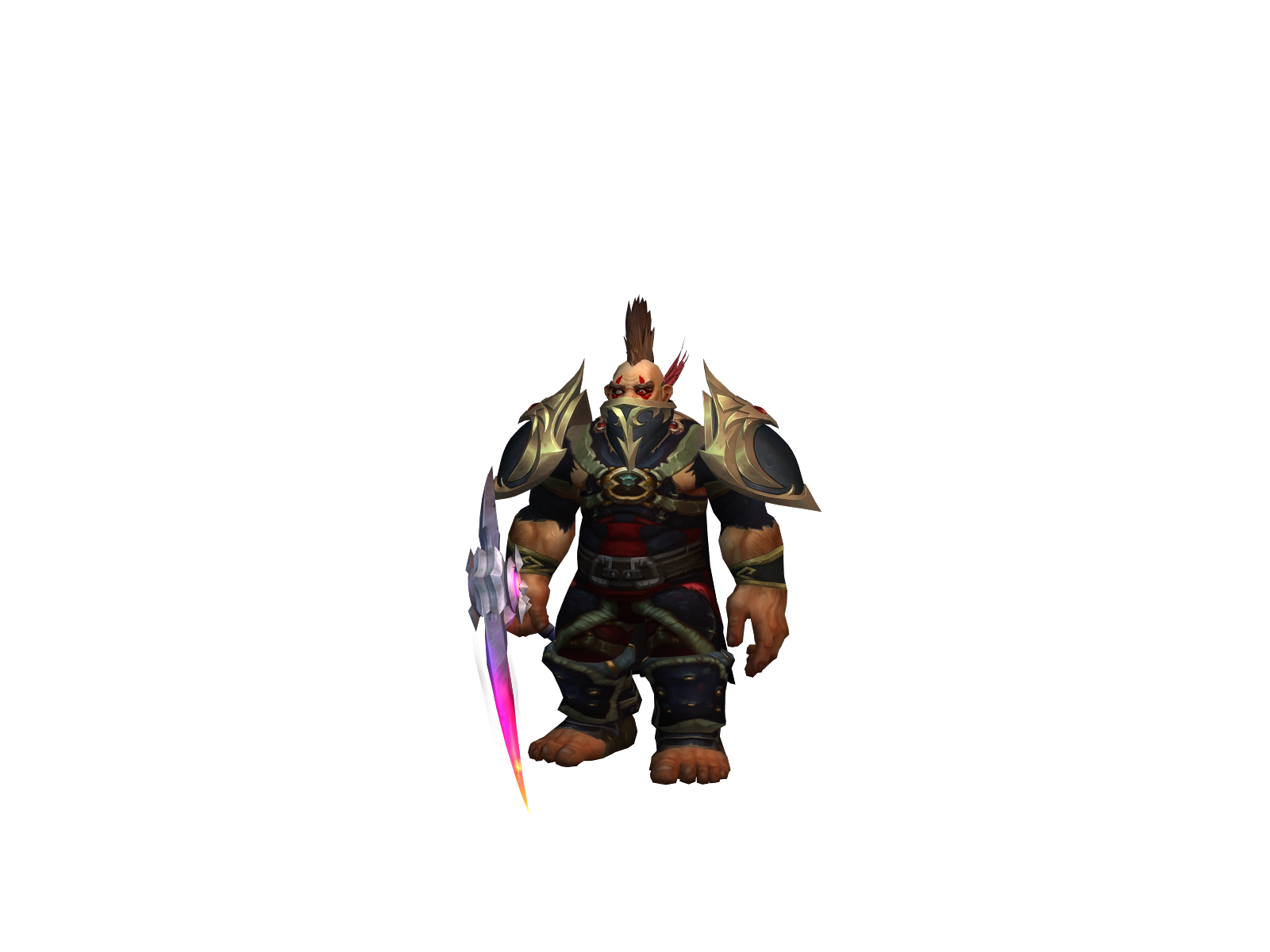 Ironcask 3D character render