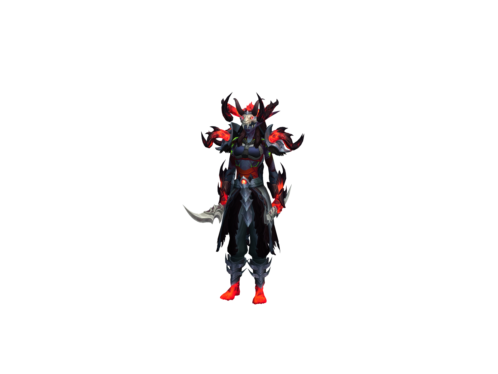 Duskzues 3D character render