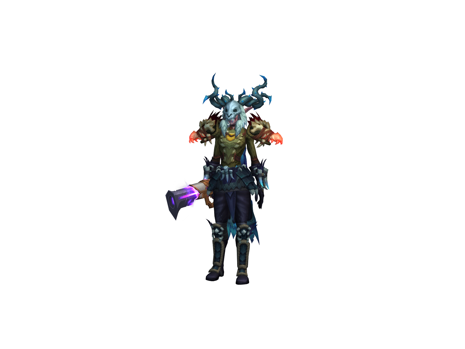 Nytefell 3D character render
