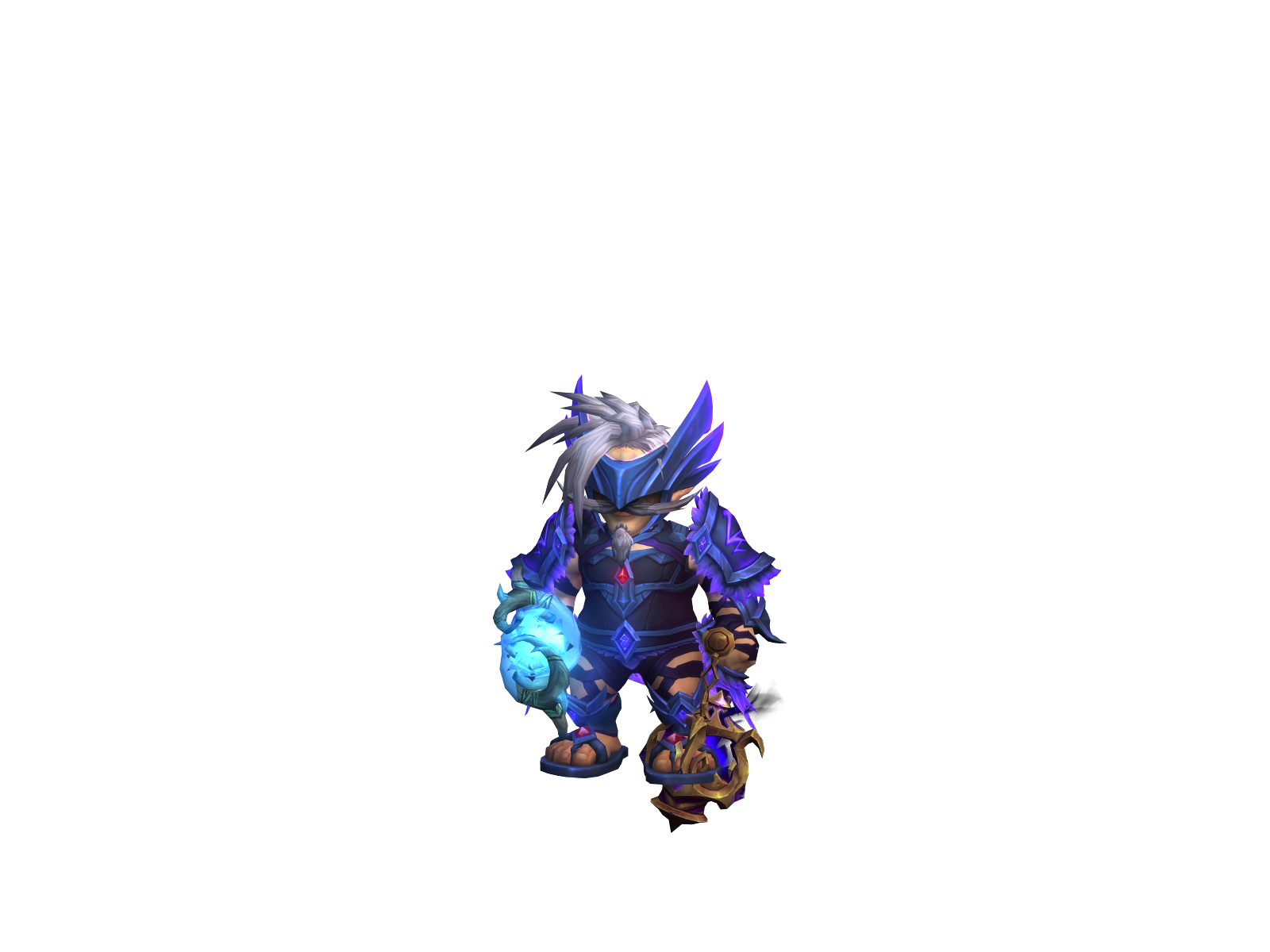 Touchyfeely 3D character render