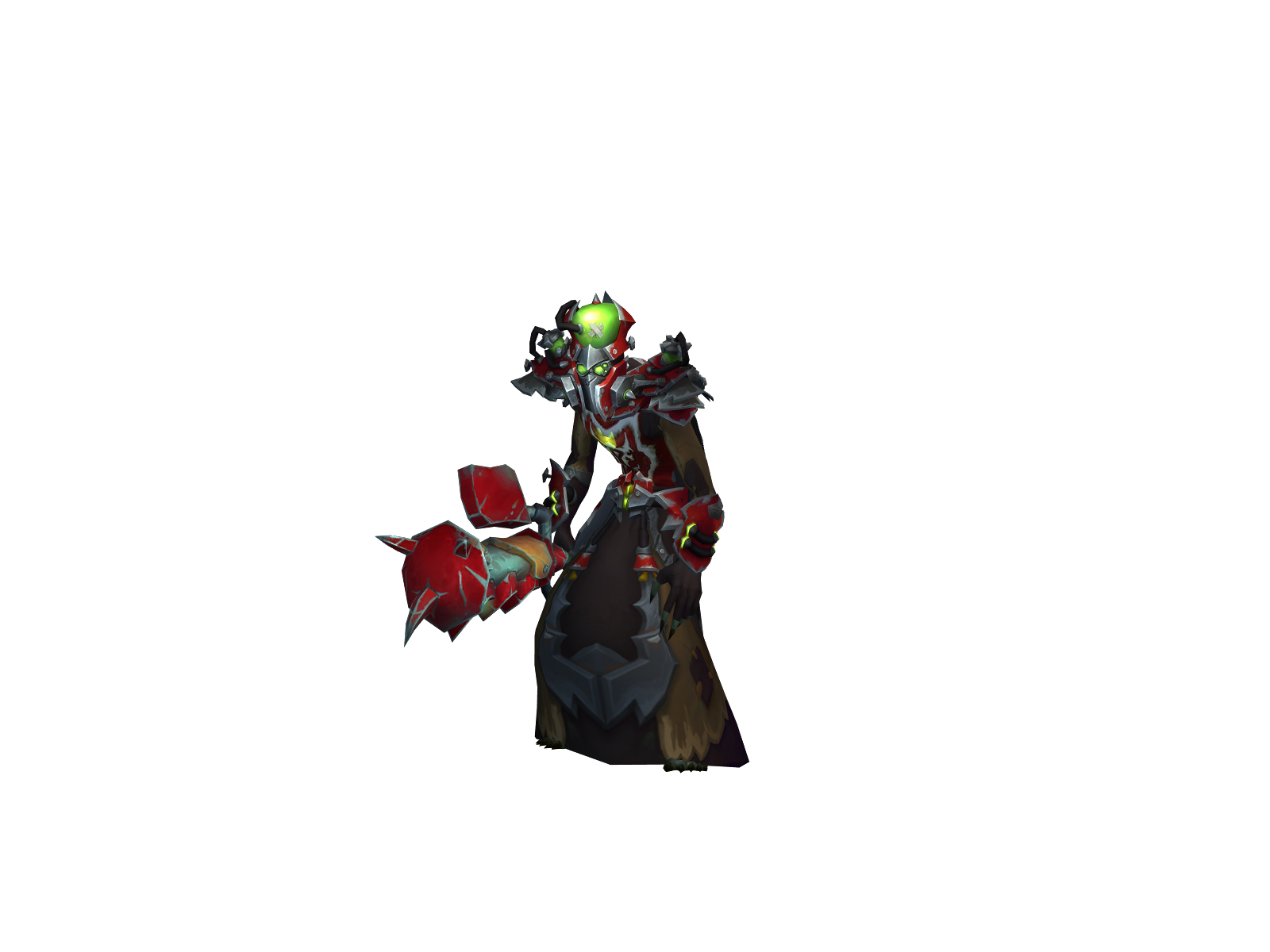 Monstercrit 3D character render