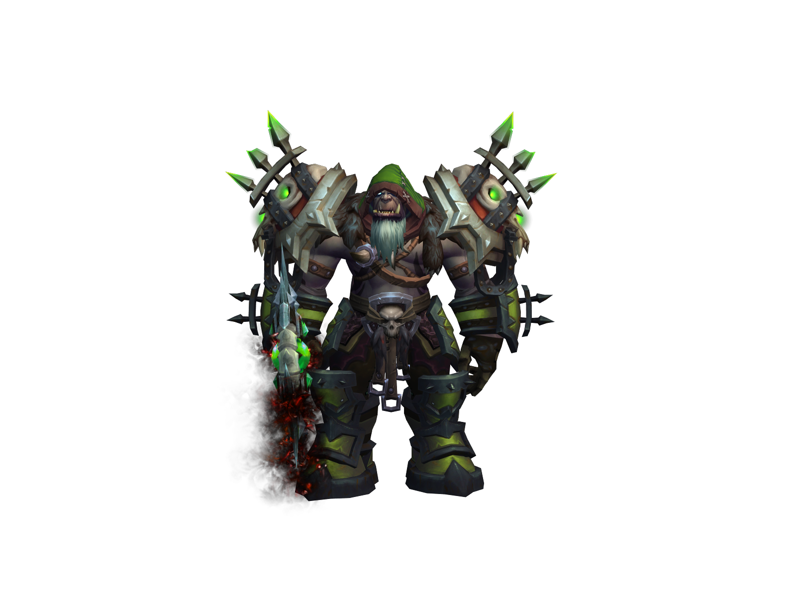 Fogout 3D character render