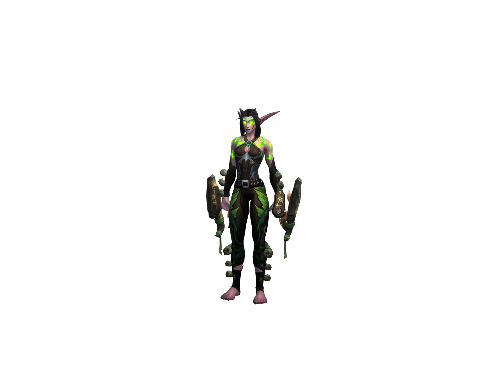 Bellamina 3D character render
